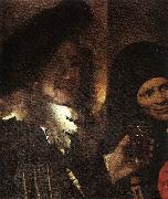 The Procuress (detail) rt VERMEER VAN DELFT, Jan